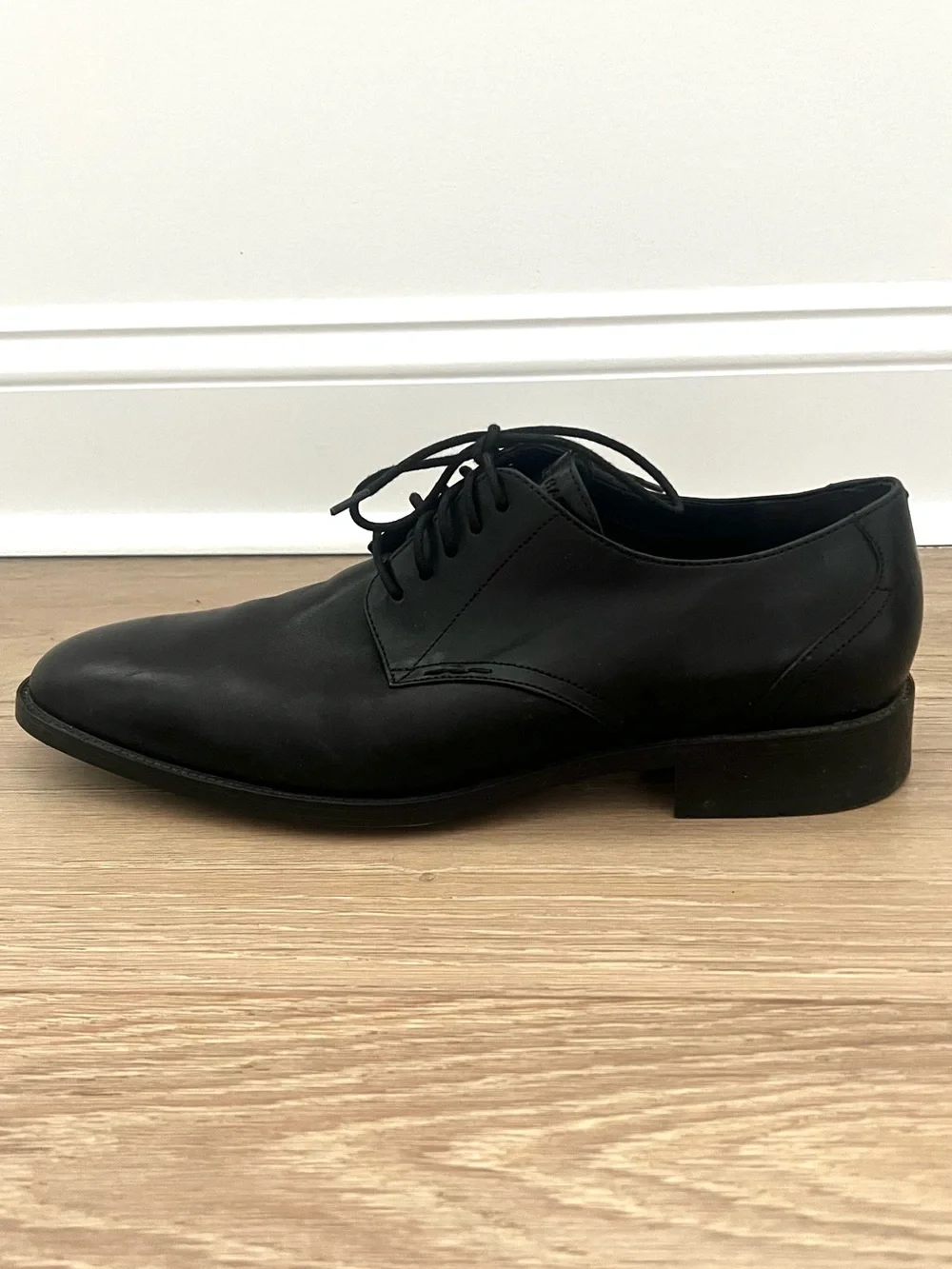 Cole Haan Hawthorne Men's Size 12 M Black Leather Plain Toe Dress Shoes C32351